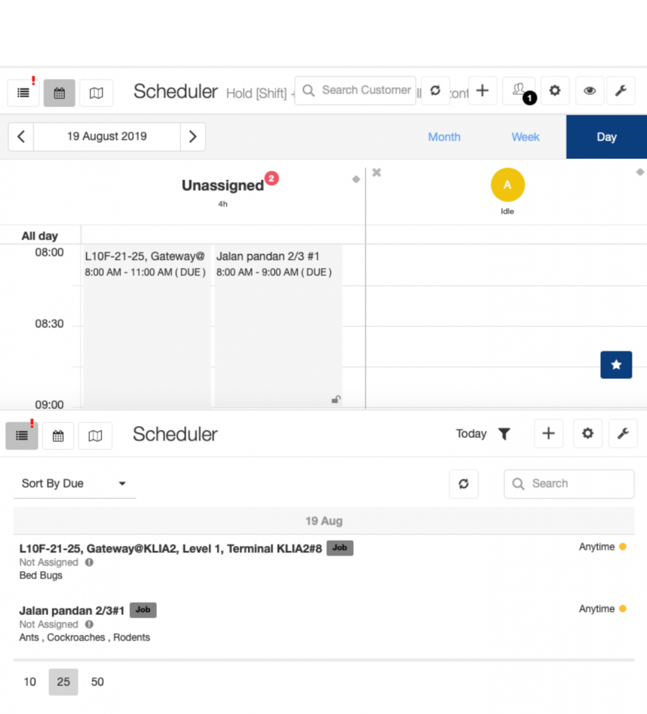 M4 Scheduler system